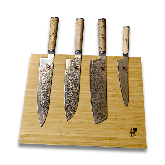 MIYABI Essential Five - Set of 4 Knives and Magnetic Block