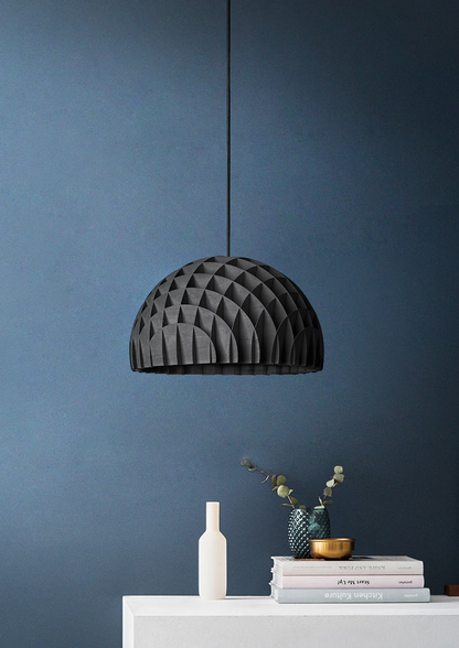 Arc Pendant Black Plywood